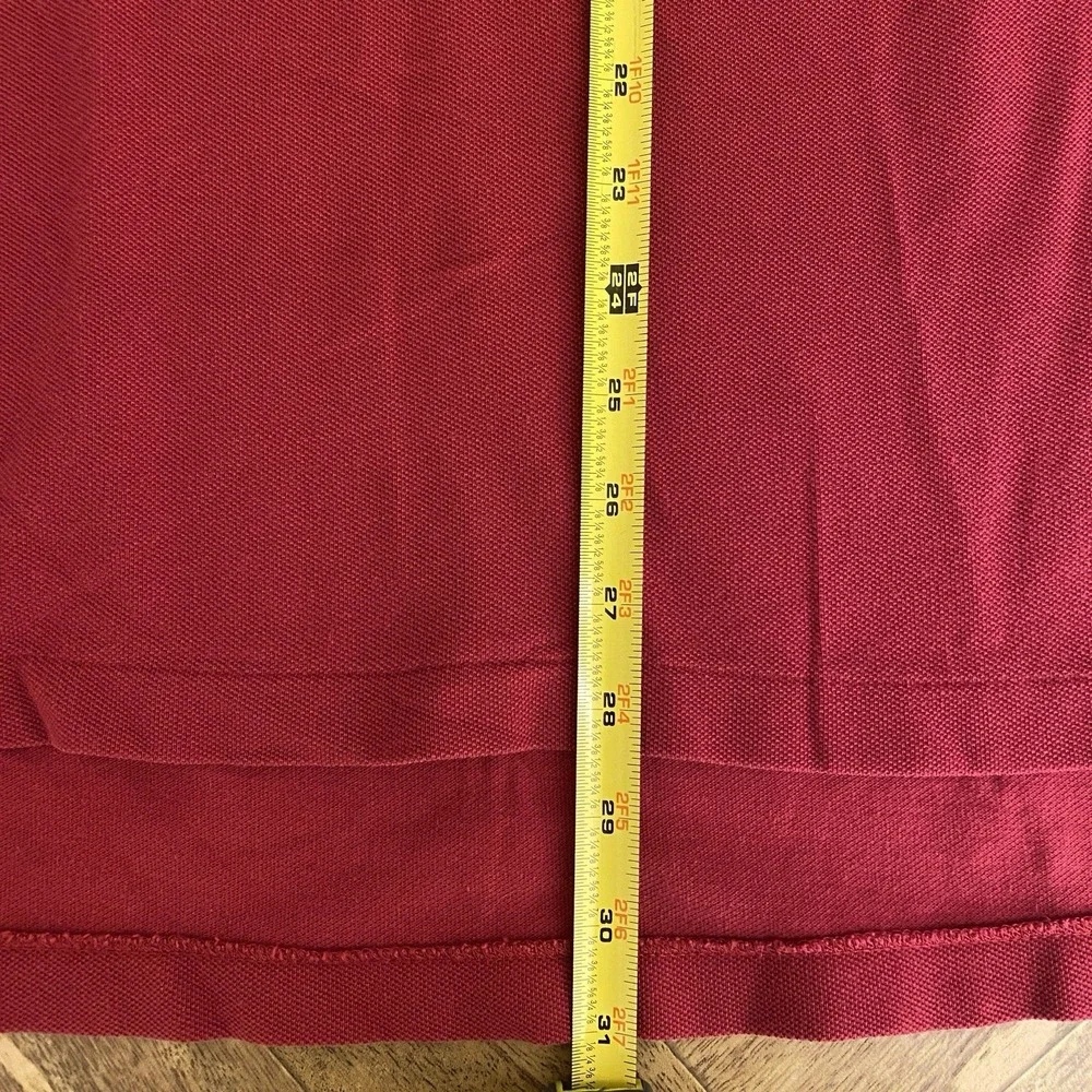 Vintage Polo‎ Ralph Lauren Polo Mens XL Made In USA Long Sleeve Red Cotton Pony
